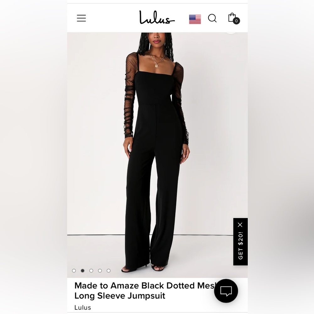 LuLu’s jumpsuit. Never been worn but has been washed